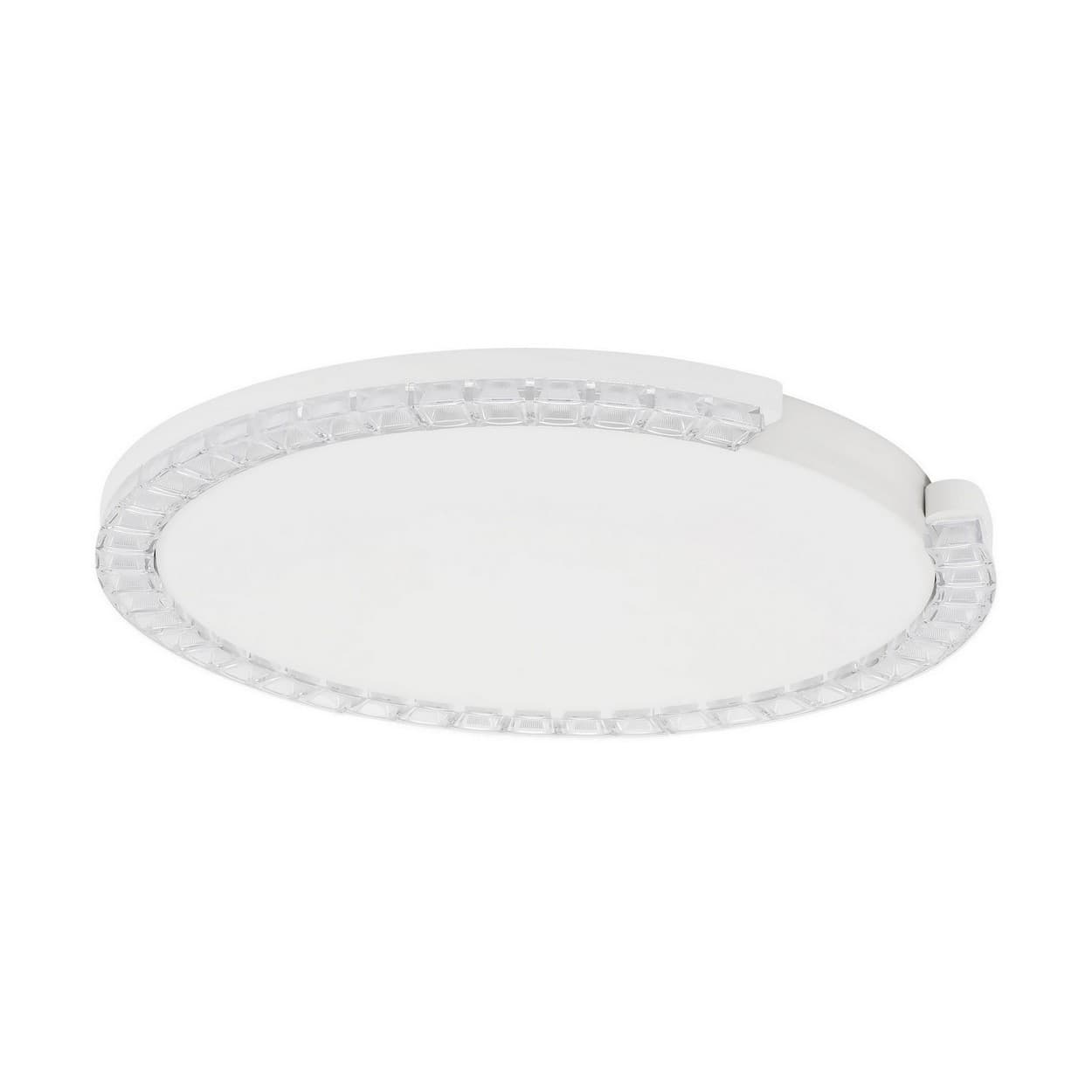 Greamy 46cm Decorative Flush Ceiling Light Sandy White Triac Dimmable LED 21W 1365lm 3000K