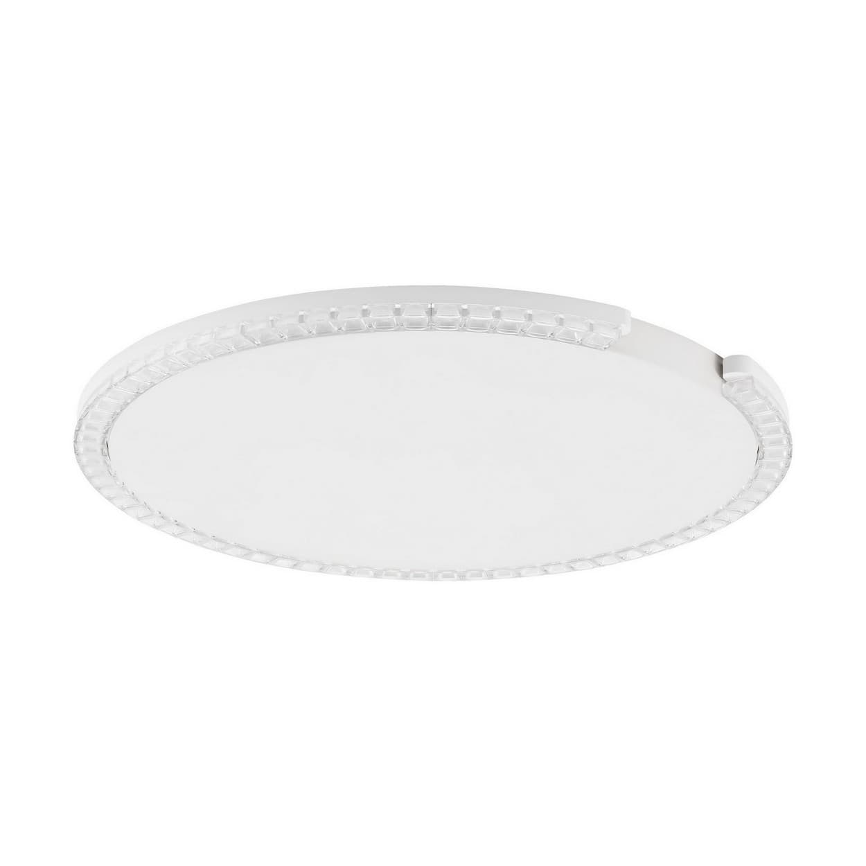 Greamy 65cm Decorative Flush Ceiling Light Sandy White Triac Dimmable LED 30W 1950lm 3000K