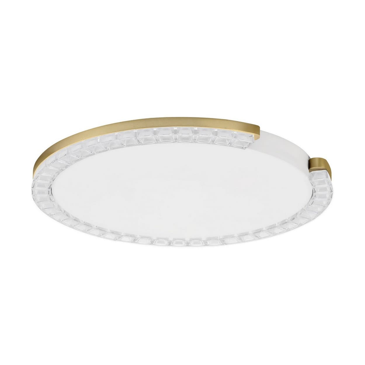 Greamy 46cm Decorative Flush Ceiling Light Gold Triac Dimmable LED 21W 1365lm 3000K