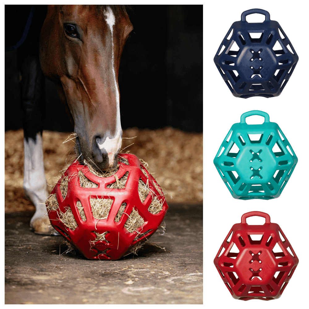 LeMieux Hay Ball/Hay Feeder 38cm Diameter Colour: Navy Blue