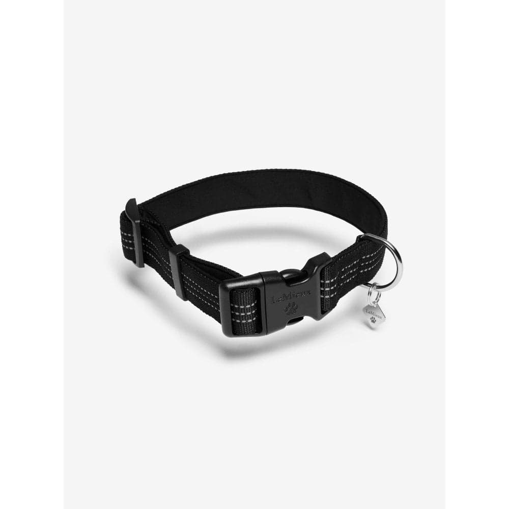 LeMieux Henley Webbing Dog Collar - Black Size: XXL