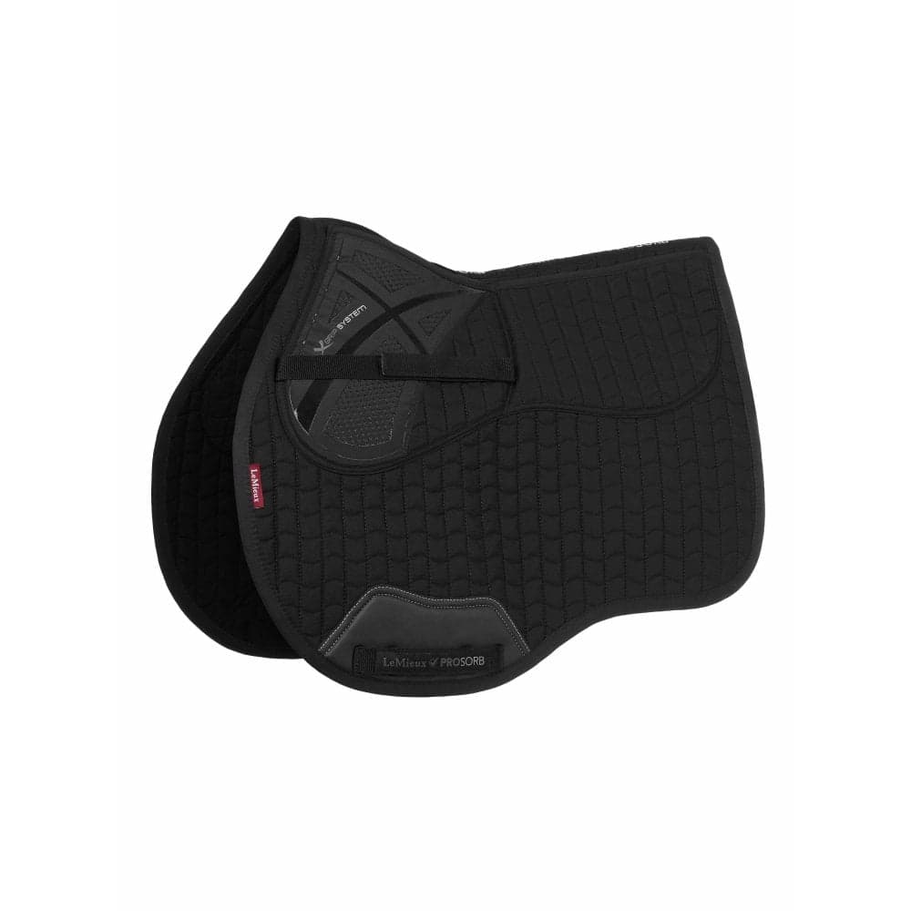 LeMieux ProSorb Plain 2 Pocket GP Large Square - Black