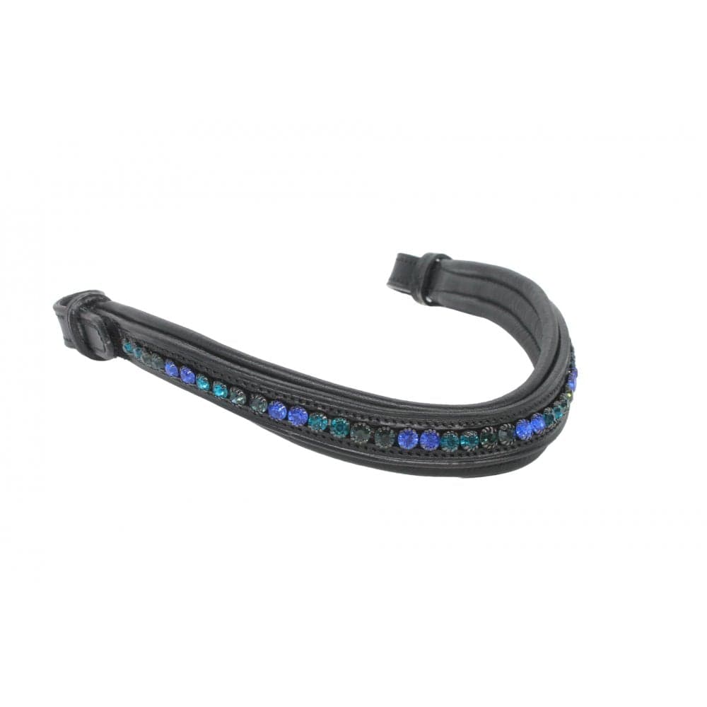 Mackey Sparkle Browband - Midnight Black Size: Pony