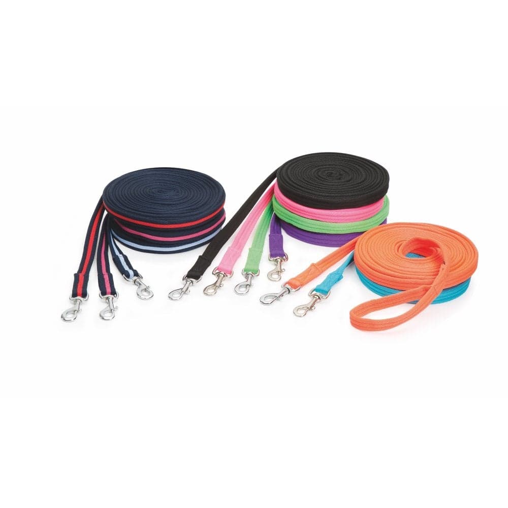 Shires ARMA Cushion Web Lunge Line 8m Colour: Red