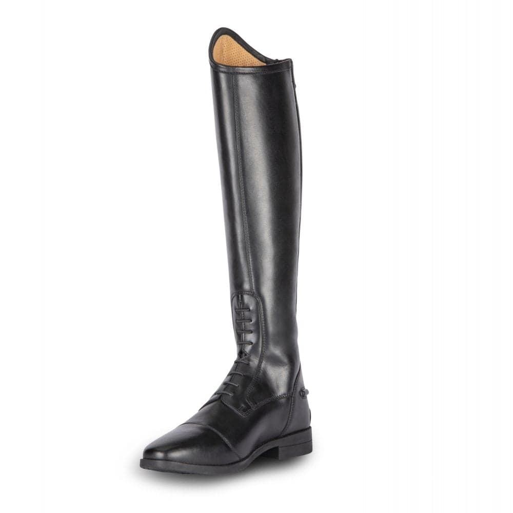 Shires Moretta Ortona Childrens Tall Leather Horse Riding Boots - Blac