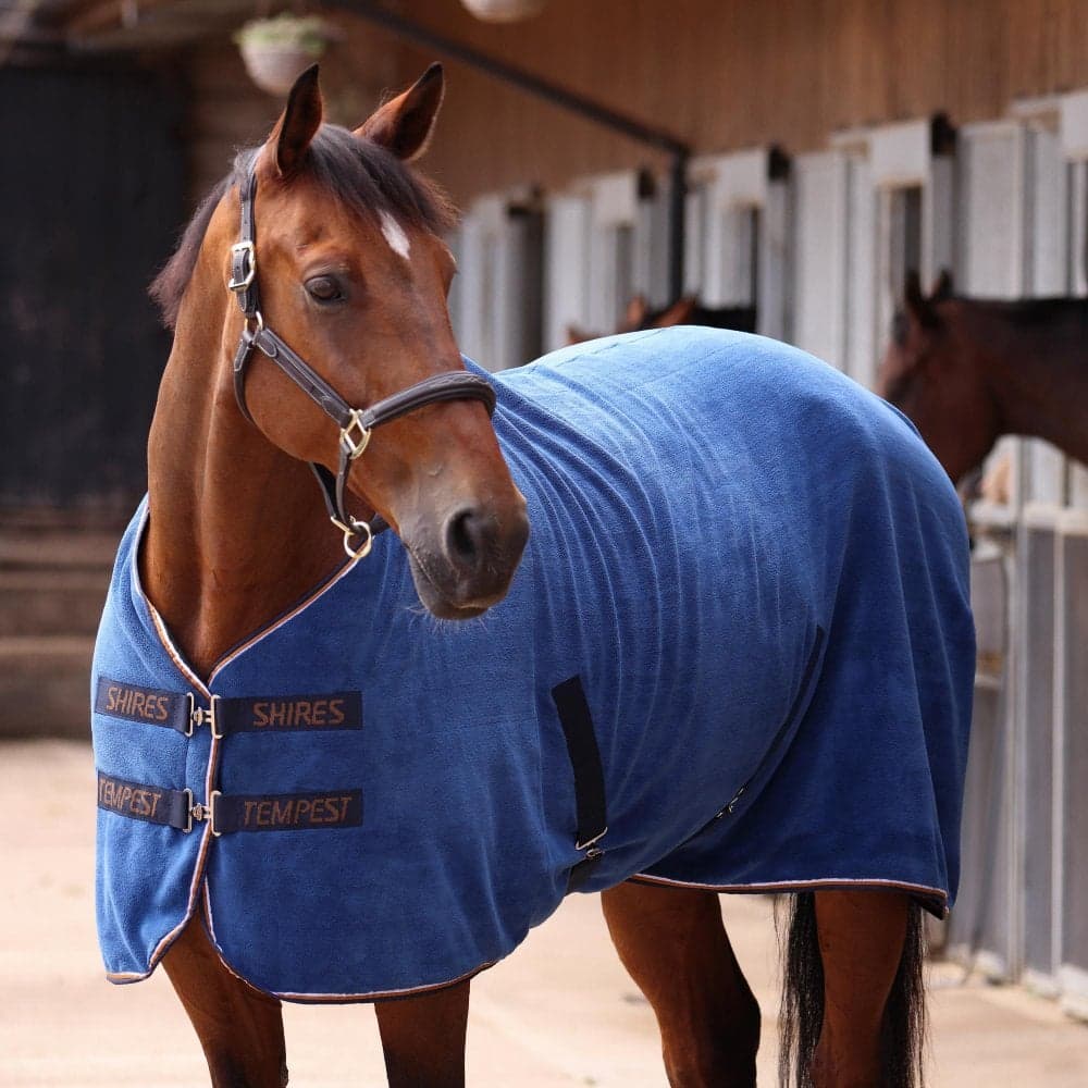 Shires Tempest Original Ultra Drying Rug - Navy Blue Size: 6ft3