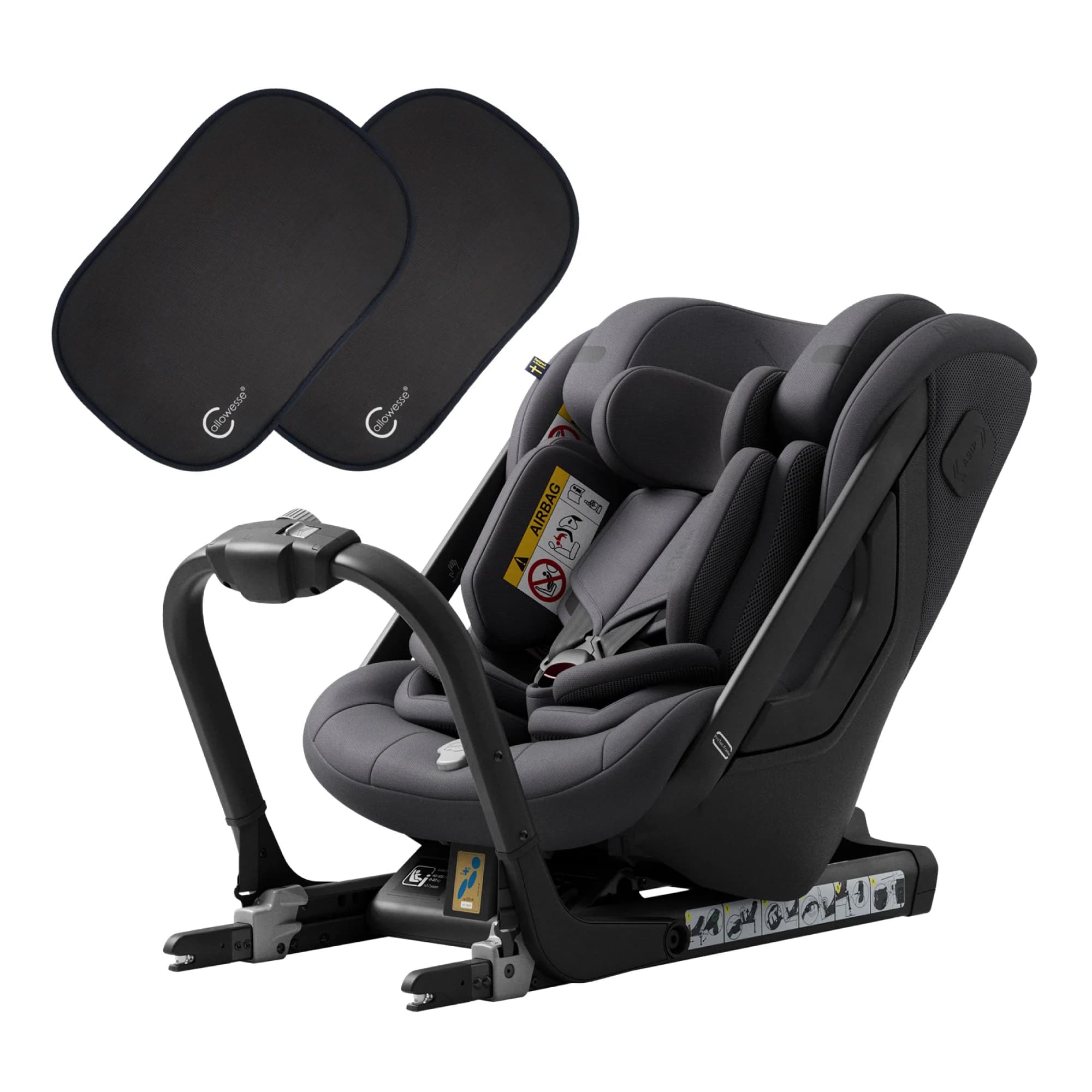 Axkid One+3 ISOFIX Car Seat - Artic Mist Grey