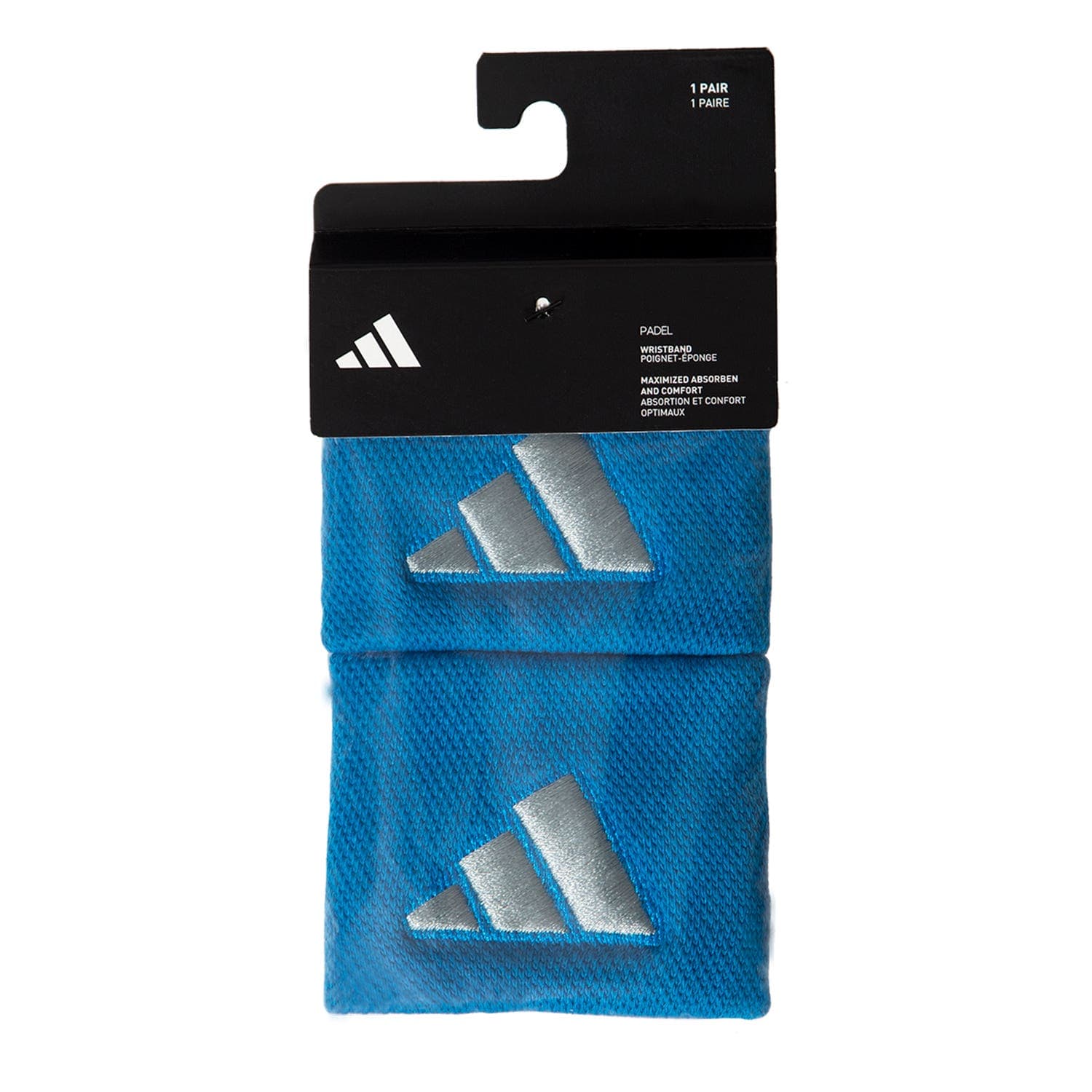 Pair Of Adidas S Wristbands Blue