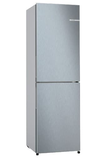 Bosch Series 2 Free-standing fridge-freezer with freezer at bottom Stainless steel look KGN27NLEAG
