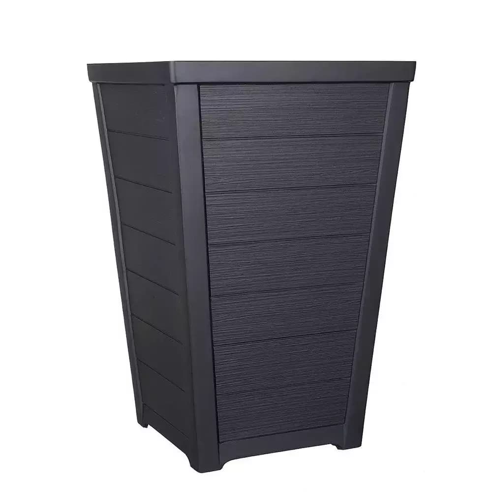 36cm Taper Tall Planter - Anthracite