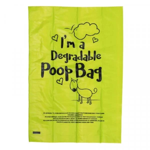 Degradable Poop Bags - 240 Pack, 16 Rolls