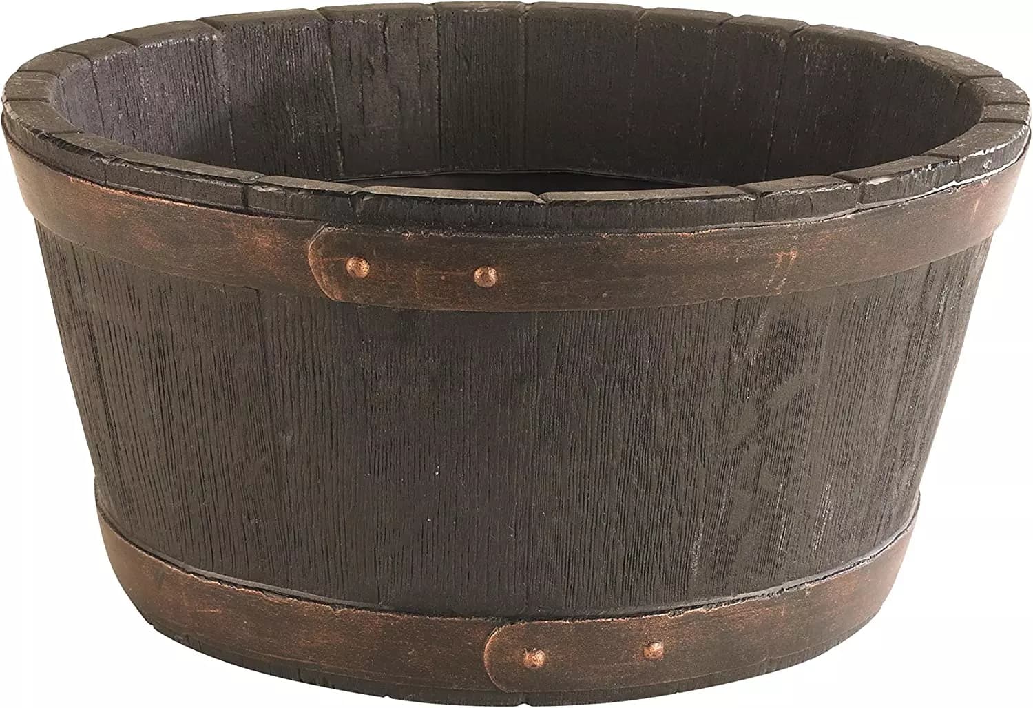 Oakwood Barrel Planter