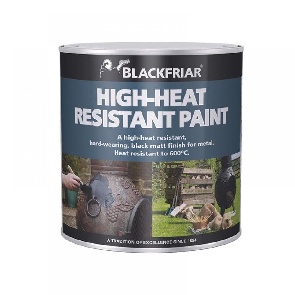 Blackfriar BF0520004E1 High-Heat Resistant Paint Black 500Ml
