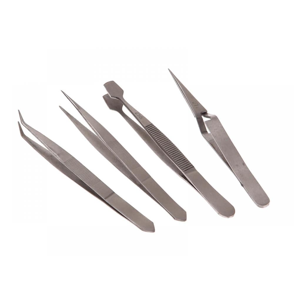 Faithfull ATS0294 Tweezer Set 4 Piece