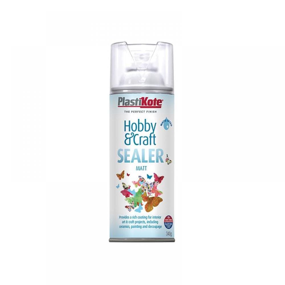 Plastikote 414003 Hobby & Craft Sealer Spray Clear Matt 400Ml
