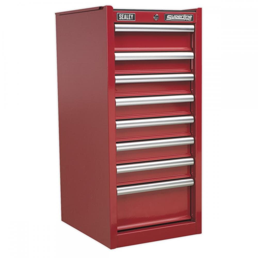 Sealey AP33589 Hang-On Chest 8 Drawer With Ball-Bearing Slides - Red