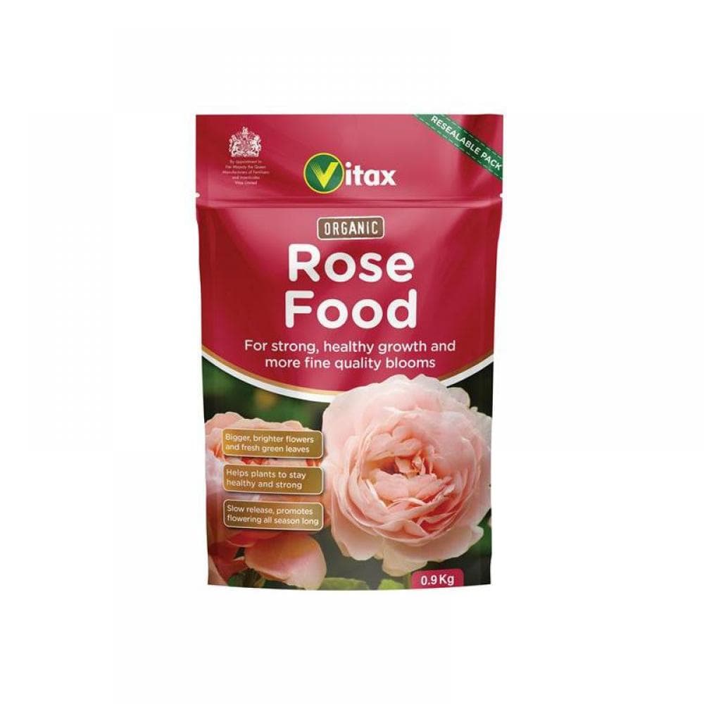 Vitax 6ORF901 Organic Rose Food 0.9Kg Pouch