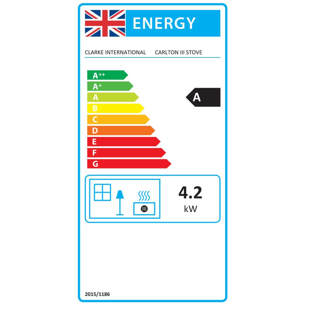 Clarke 6909897 Carlton Iii Woodburning Stove