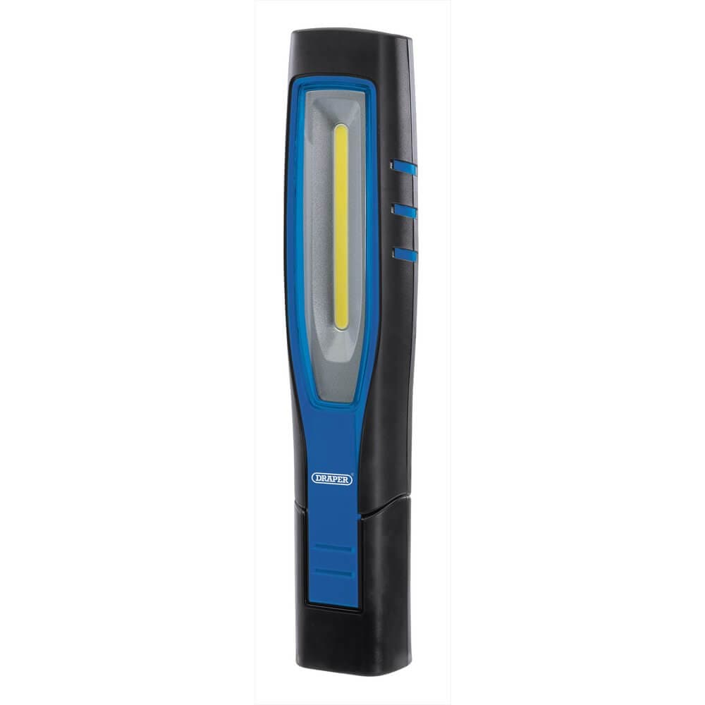 Draper 11758 Cob/Smd Led Rechargeable Inspection Lamp 7W 700 Lumens Blue 1 X Usb Cable 1 X Usb Charger each 1