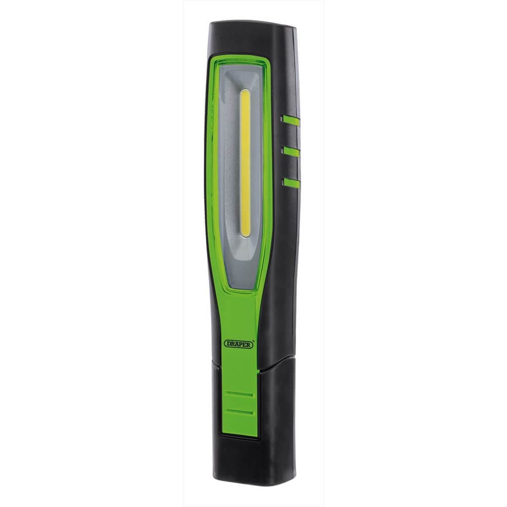 Draper 11759 Cob/Smd Led Rechargeable Inspection Lamp 7W 700 Lumens Green each 1