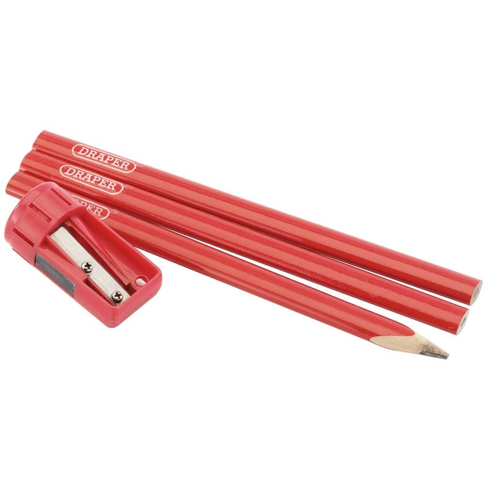 Draper 50990 Carpenterfts Pencil And Sharpener Set per set