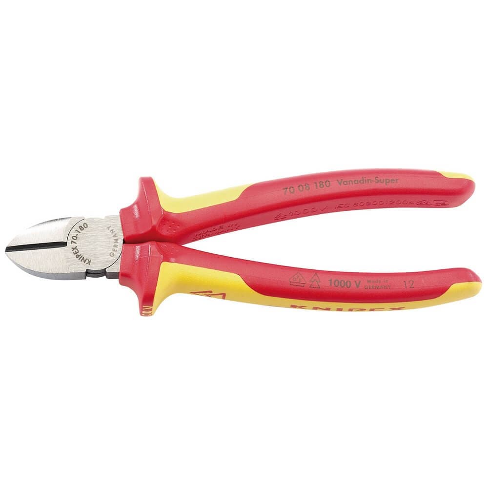 Knipex 32021 70 08 180Uksbe Vde Fully Insulated Diagonal Side Cutters 180Mm each