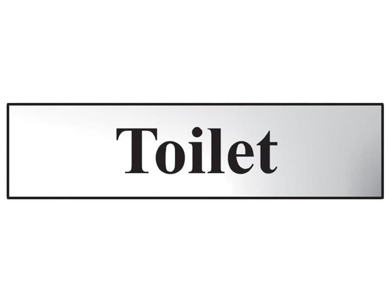 Scan 6051C Toilet - Polished Chrome Effect 200 X 50Mm