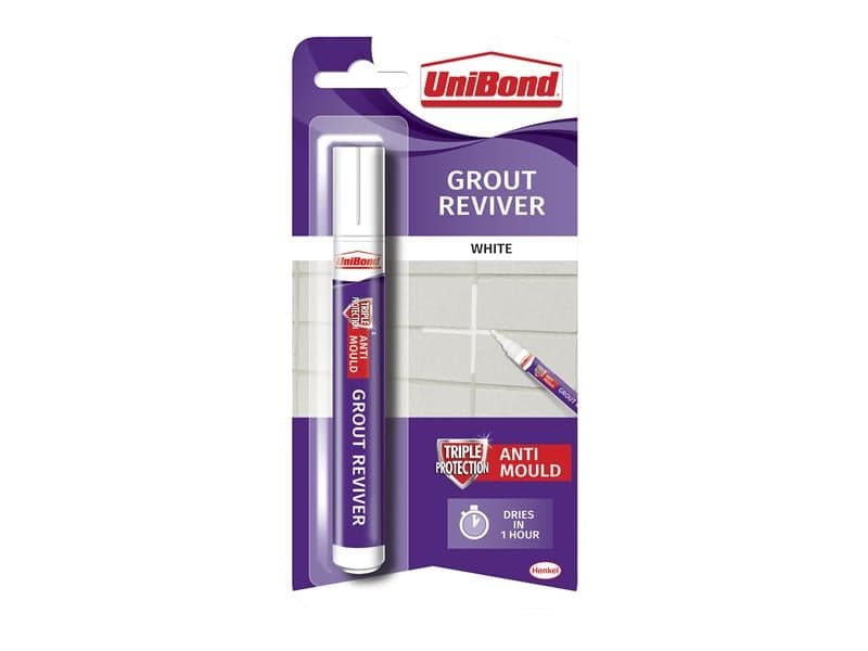 Unibond 1878160 White Grout Reviver Pen 7Ml
