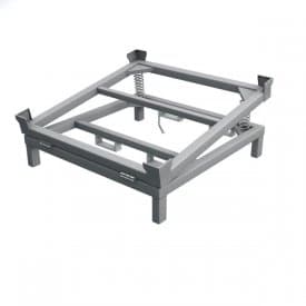 Steel IBC Tipping Frames (tipper) Powder Coated Finish Tipper with 150mm legs & Fork Supports Type of Tipper