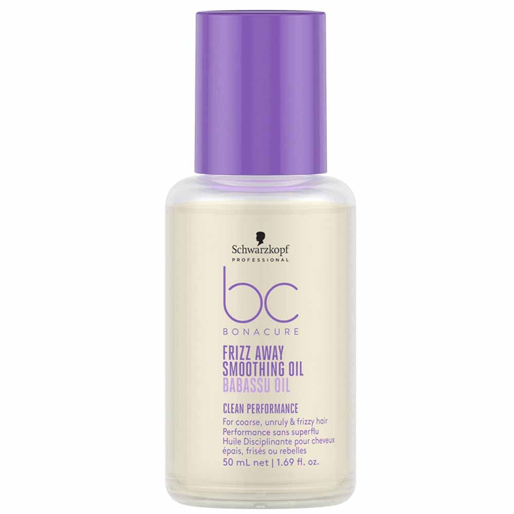 Schwarzkopf Professional Bonacure Frizz Away Smoothing Oil for Heat Protection, Detangling, 50ml