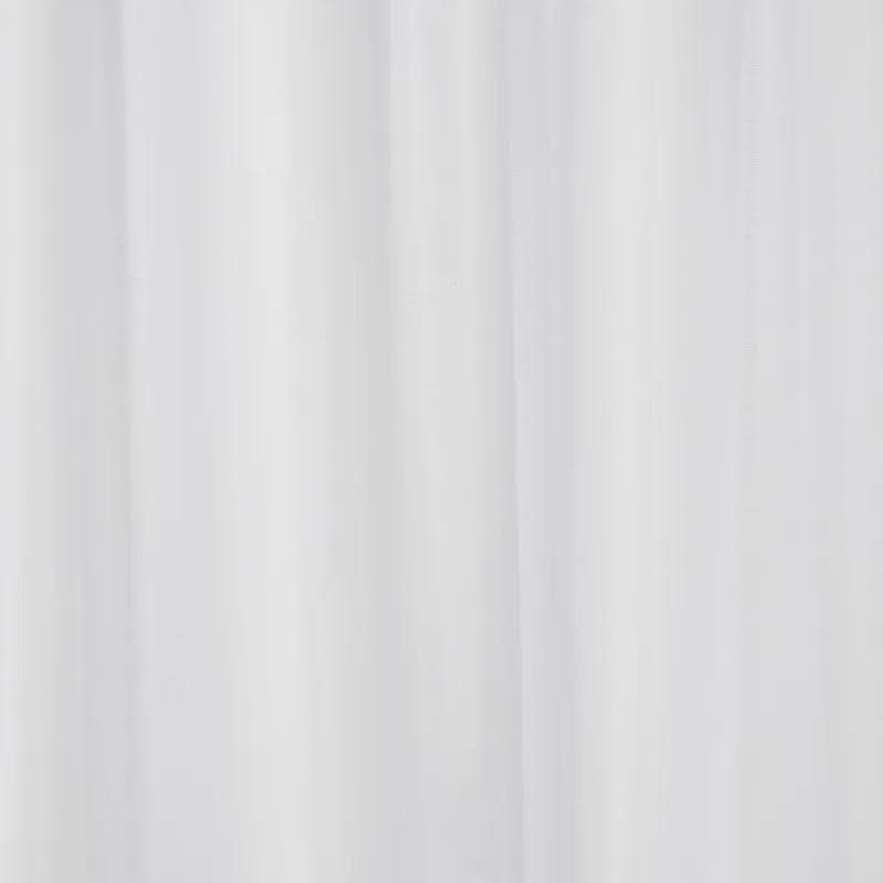 Croydex 2000mm x 2000mm high performance/professional textile shower curtain - white (GP85107)