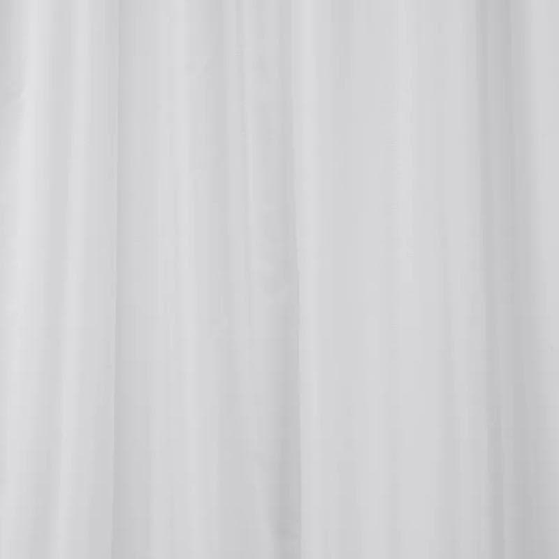 Croydex Hygiene 'N' Clean Plain Textile Shower Curtain - White (AF286822H)