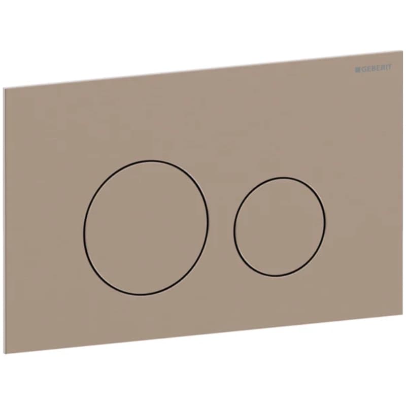 Geberit Sigma40 Dual Flush Plate - Round - Brushed Red Gold (115.628.QB.1)