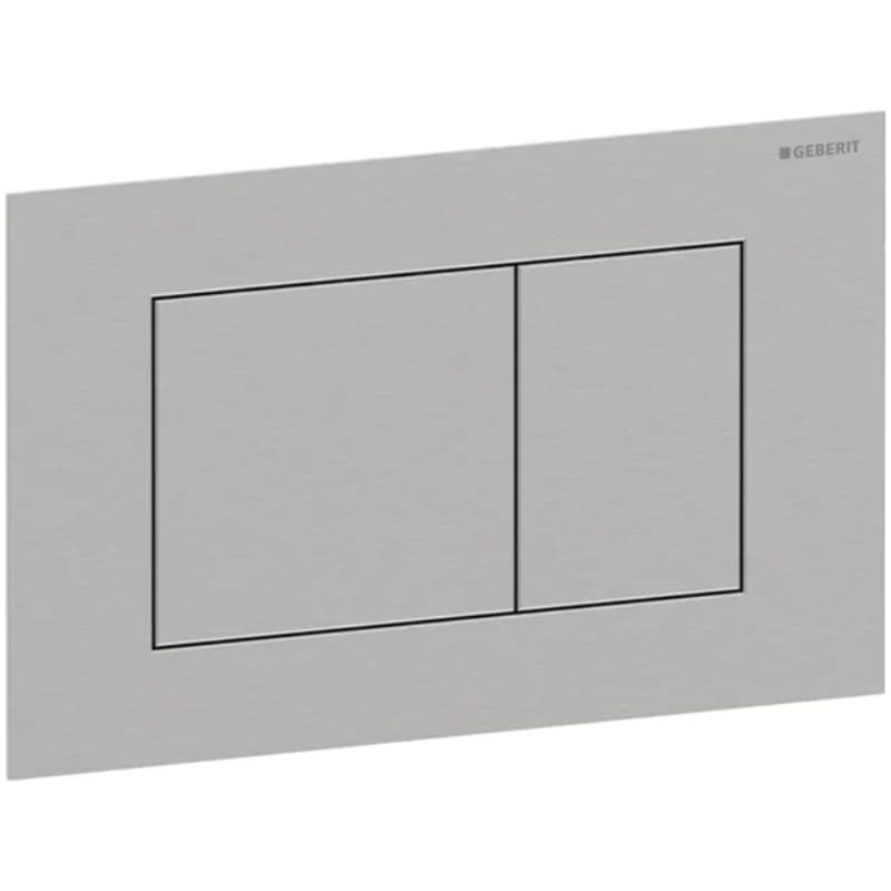 Geberit Sigma40 Dual Flush Plate - Square - Brushed Stainless Steel (115.629.FW.1)
