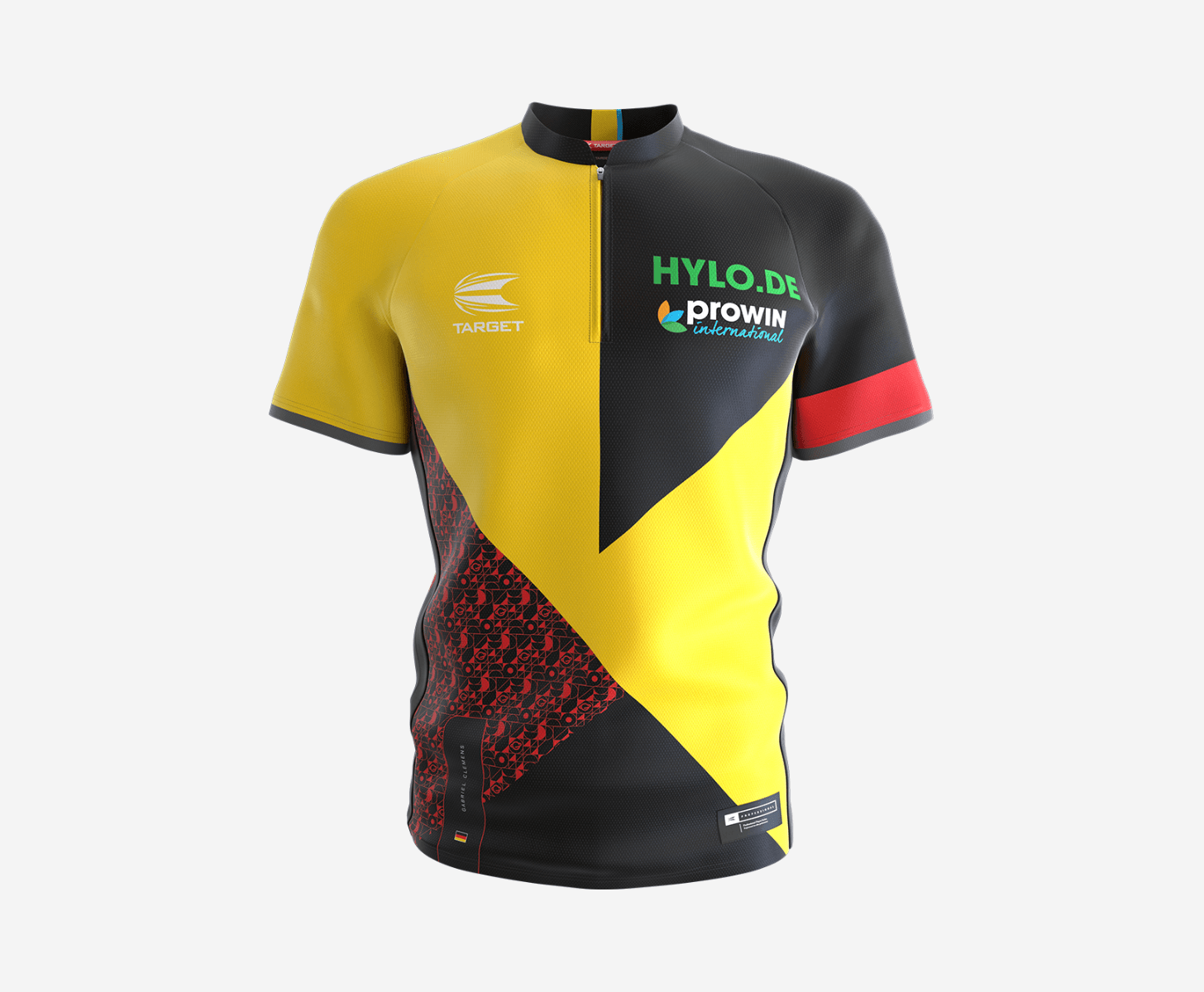 Target Darts Official Gabriel Clemens XL Collarless Short Sleeved Coolplay Playing Shirt