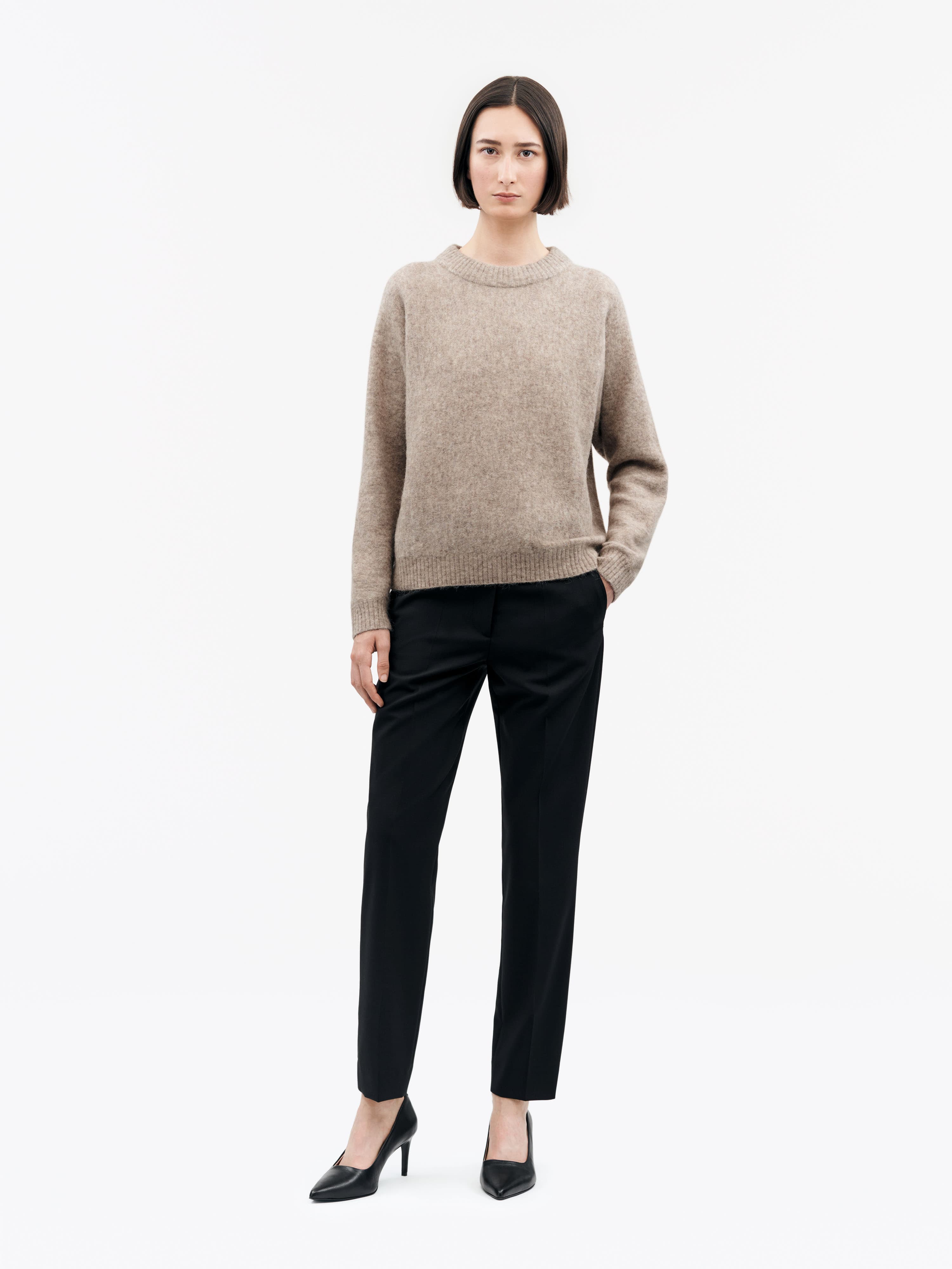 Gwynn A Alpaca Merino Sweater