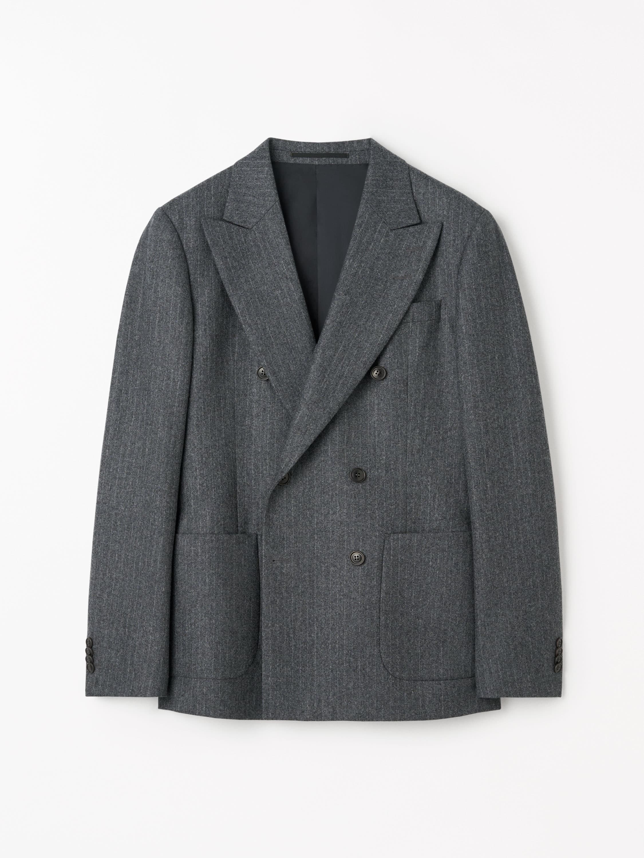 Joachim Pinstripe Wool Jacket