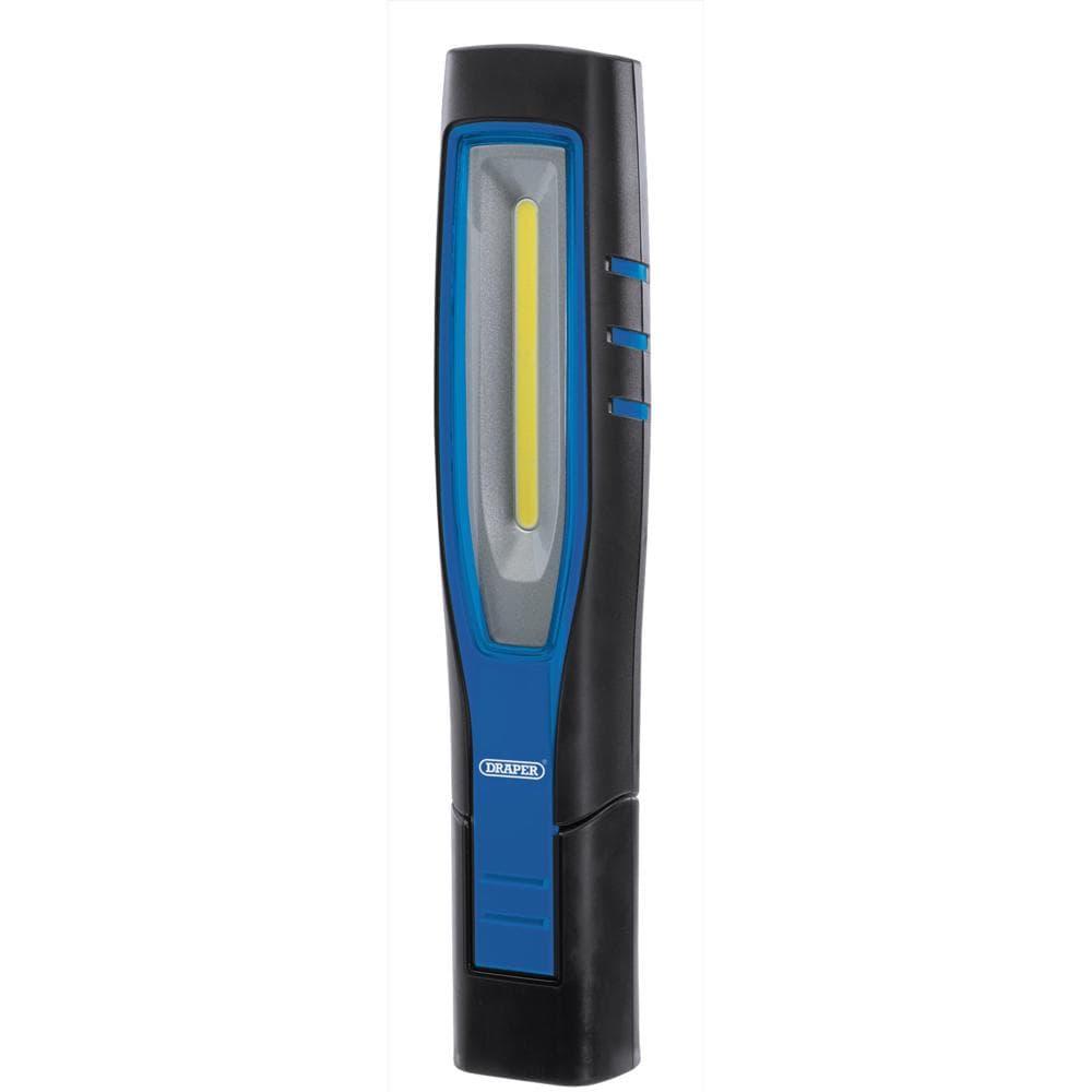 Draper Rechargeable 7W COB LED Inspection Light Blue