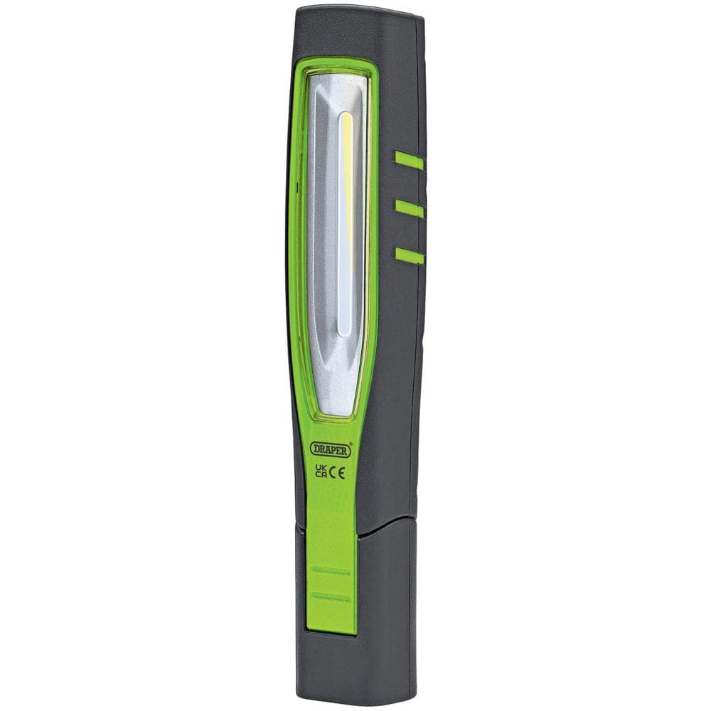 Draper Rechargeable 7W COB LED Inspection Light Green