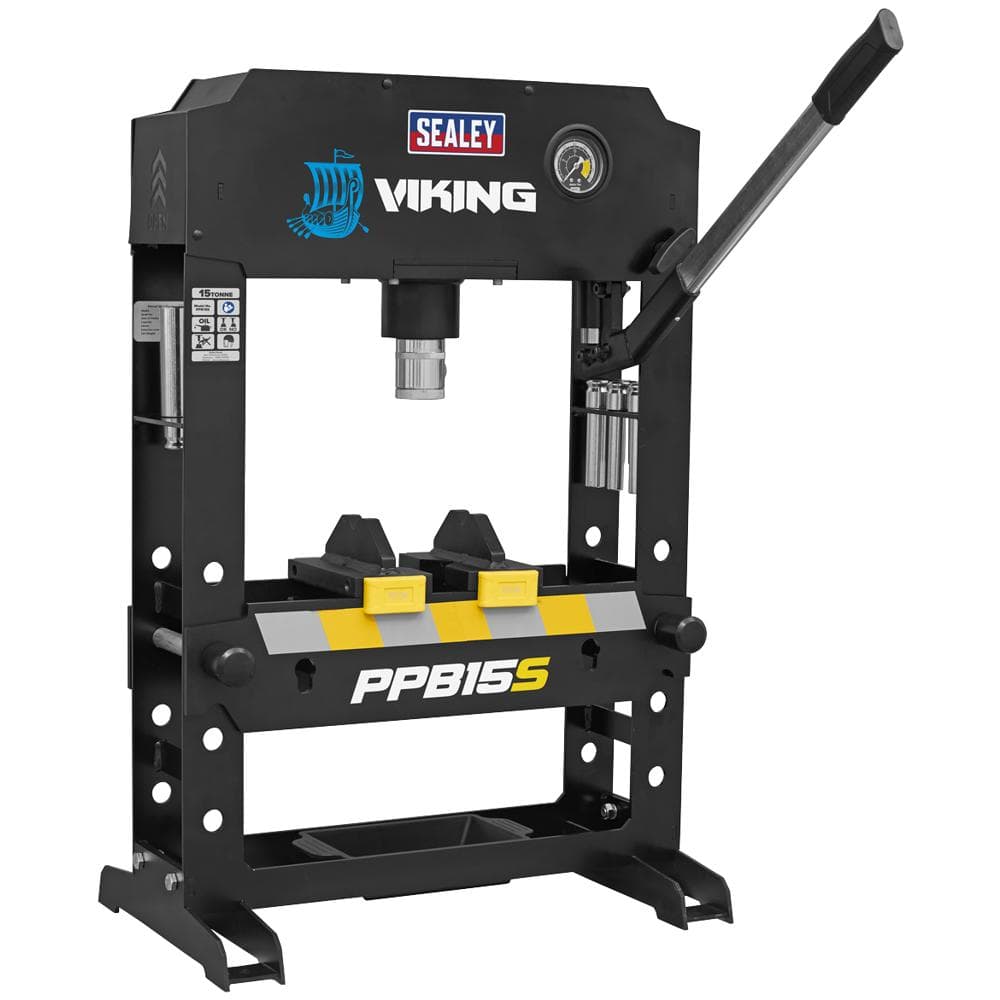 Sealey Viking Hydraulic Bench Press 15 Tonne