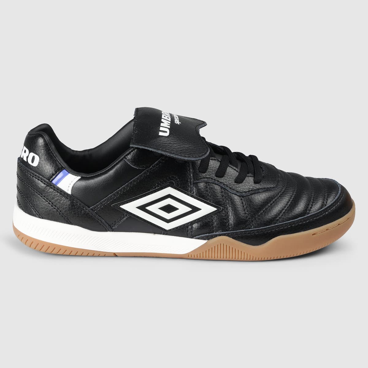 Umbro Speciali Tr Leather Flap Trainer - Black