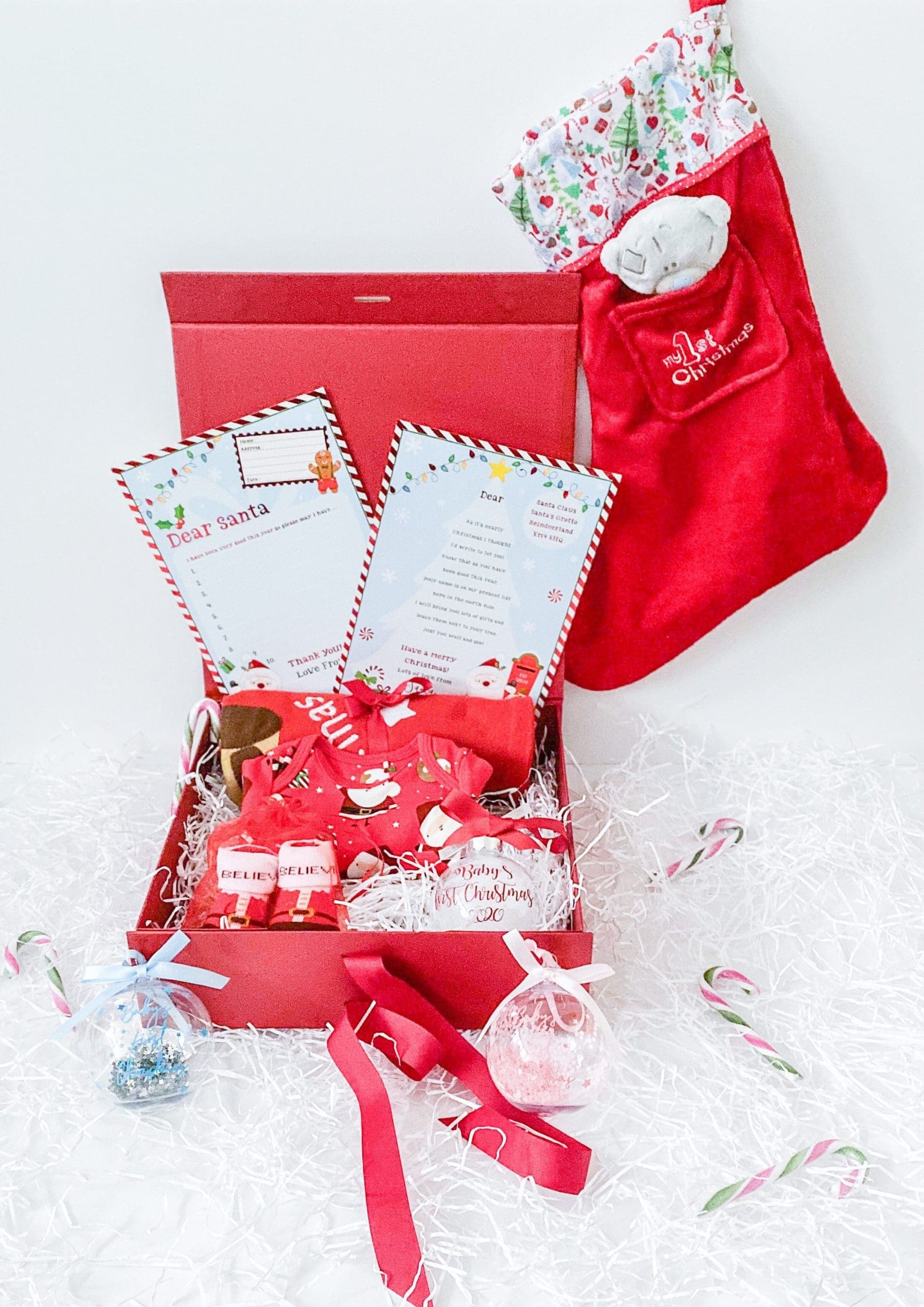Baby’s First Christmas Gift Box Pink, 3-6 months