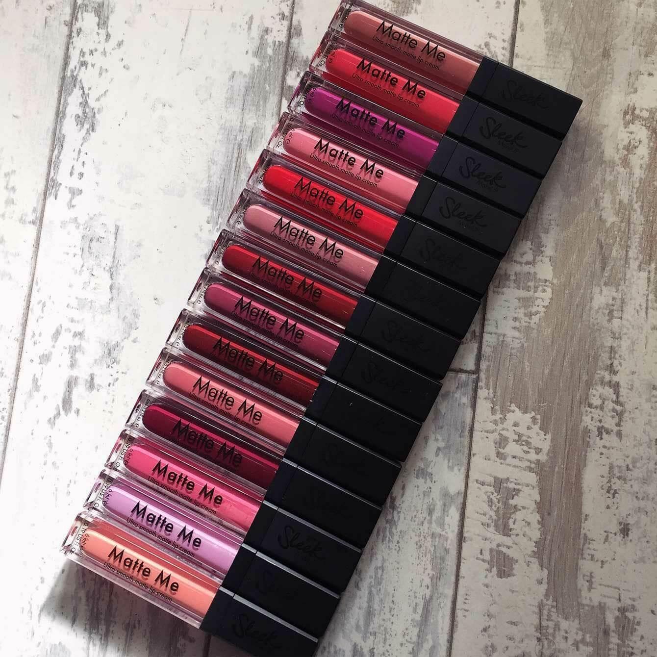 Sleek MakeUP Matte Me MINI Lip Gloss Lipstick Cream 3ML - Ultra Smooth