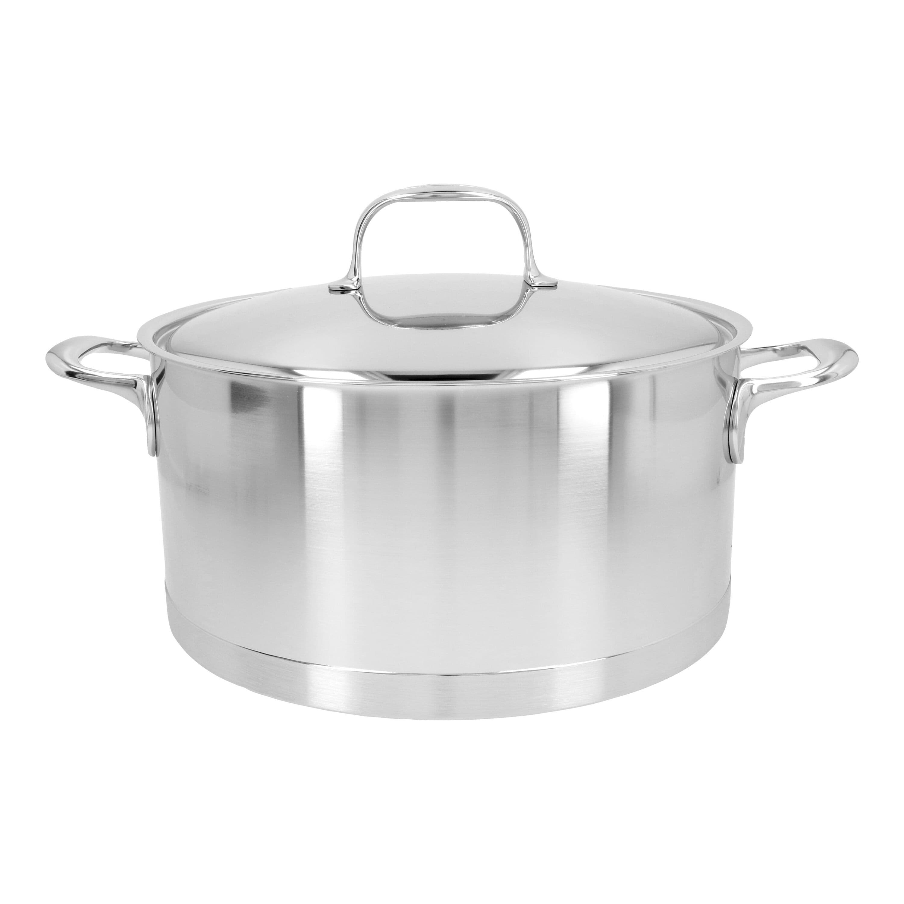 Demeyere Atlantis 7 28 cm 18/10 Stainless Steel Stew pot with lid silver