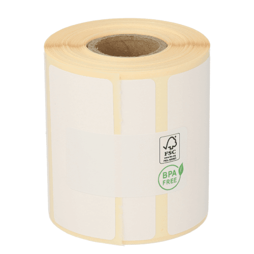 12x Zebra Z-Select 2000D (3014816-T) compatible, top, 51mm x 25mm, 430 labels, 19mm core, permanent
